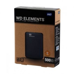 HDD ext. 2,5" Western Digital ELEMENTS 500 GB USB 3.0 - černý